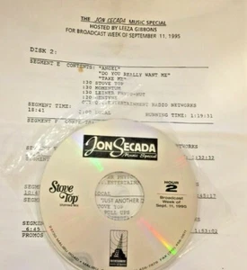RADIO SHOW: 9/11/95 JON SECADA MUSIC SPECIAL (HR 2 OF 2 ONLY) 8 HITS/INTERVIEWS - Picture 1 of 3