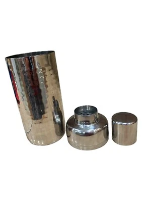 7.5 tall 3 piece Cocktail Martini Shaker Stainless Steel - Image 1 of 4