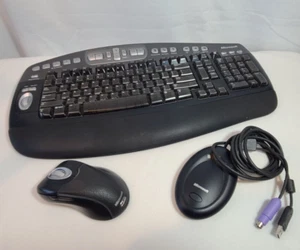 USED Microsoft Elite Wireless Keyboard and Mouse with Receiver USB and PS/2 - Picture 1 of 17