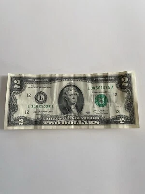 billete de 2 dolares 2013 - Image 1 of 3