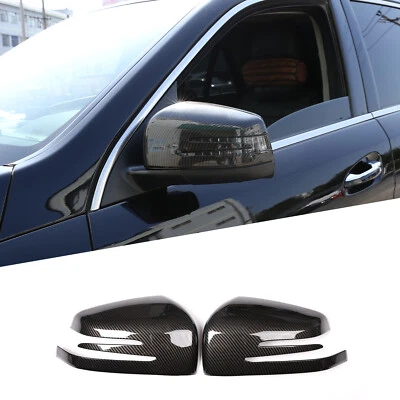 Carbon Fiber Rearview Mirror Cover Trim For Mercedes Benz ML GL GLE GLS 2013-19 - Изображение 1 из 4
