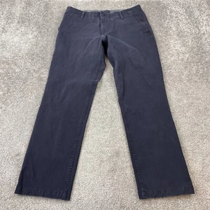 Pantalones Chinos DOCKERS Calce Cónico Ajustados Para Hombre 34x30 Azul Marino Bolsillo Cortado - Imagen 1 de 10