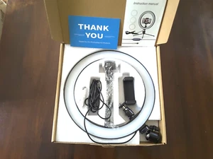 10 inch LED Ring Light Photographic Tripod Mount, with 10 Brightness levels 10W - Picture 1 of 7