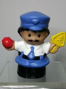 Fisher Price Little People 2008 School City Crossing Guard Mann Spielzeug Figur - Bild 1 von 5