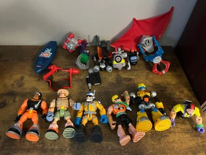 Rescue Heroes Action Figures (5 1/2) Vintage Lot Mattel Fisher Price accessories - Picture 1 of 1