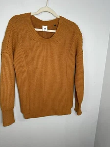Cabi Harvest Oversized Pullover Sweater Orange Women's size SMALL - Picture 1 of 6