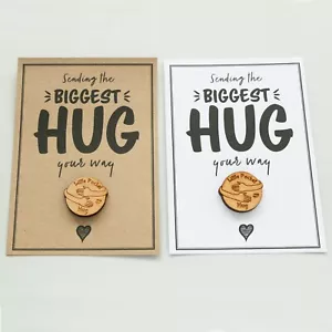 Pocket Hug Token | Sending Hug Your Way Inspirational | Lockdown Isolation Gift - Picture 1 of 5