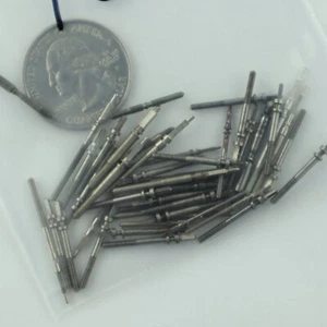 Lote de 50+ vástagos antiguos de caja de reloj de bolsillo medianos en buen estado para reparación de relojes - Imagen 1 de 39