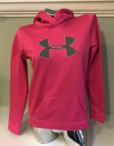 Sudadera con capucha suelta para niñas Under Armour equipo frío talla: joven grande - Imagen 1 de 4