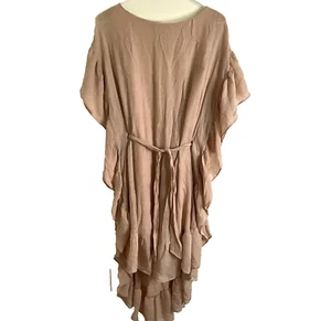 Mia Joy Joyfolie JOVIA Dress in Blush Luxury Boho Chic Ruffle Girls Size 14 NEW - Picture 1 of 8