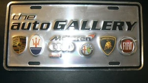 The Auto Gallery Dealer Kennzeichenrahmen Porsche Maserati McLaren Lamborghini - Bild 1 von 3
