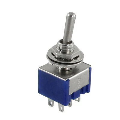 5 piezas 3 posiciones 2p2t dpdt on-off in interruptor mini miniatura - Imagen 1 de 1