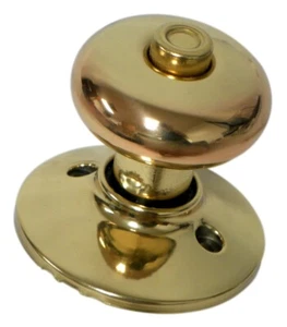Schlage F40-PLY605 Interior Knob for Privacy Door Lock Set in Polished Brass - Picture 1 of 5