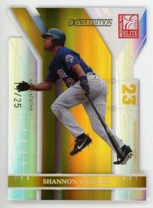 Donruss Elite Status 2004 oro troquelado Shannon Stewart/25 - Imagen 1 de 2