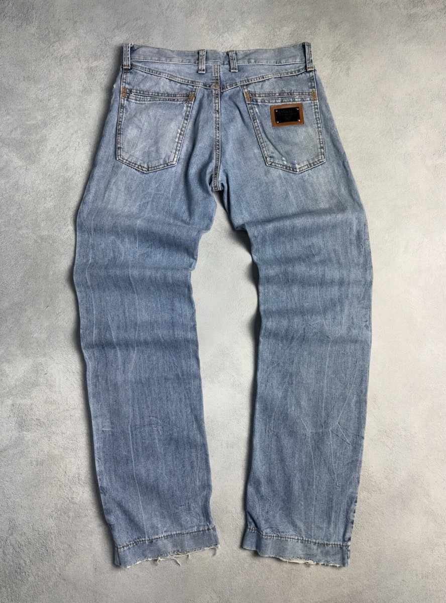 Dolce&Gabbana Women's Denim Regular Size Pants for Women for