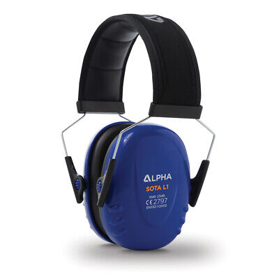 Alpha Sota L1 Lightweight Banded Ear Defenders Padded Headband Work Safety PPE • 15.99£