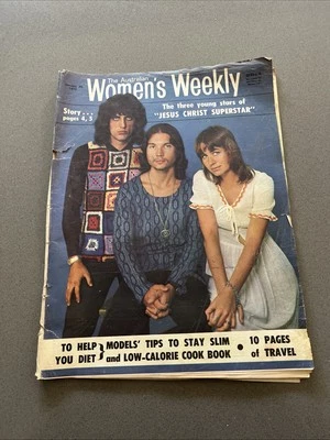 Jon English - Jesus Christ Superstar, Jane Seymour - Women’s Weekly 1972 - Image 1 of 4