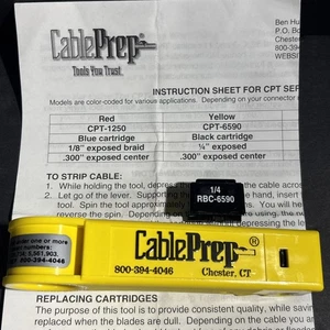 NUEVO Pelacables Prep CPT-6590 PREP 6 y 59 CON Cartucho de Repuesto - Imagen 1 de 8