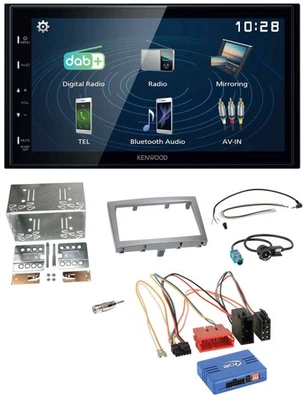 Kenwood 2DIN Bluetooth Lenkrad USB DAB Autoradio für Porsche Boxster 2004-2009 - Bild 1 von 4