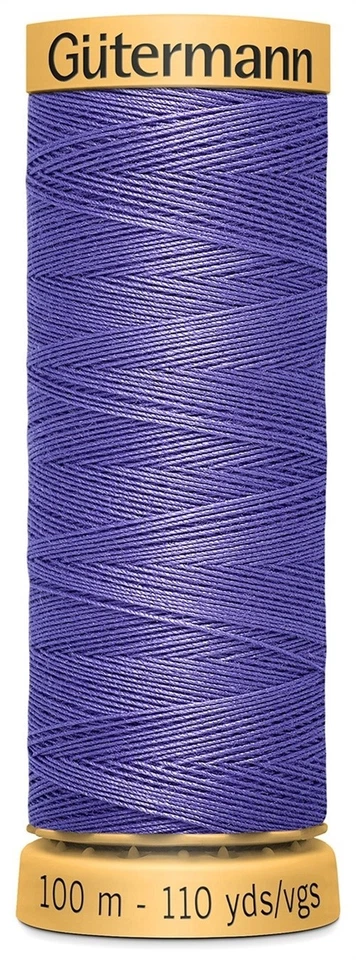 Gutermann 103C-6110 Natural Cotton Thread 110yd-Purple - Image 1 of 1