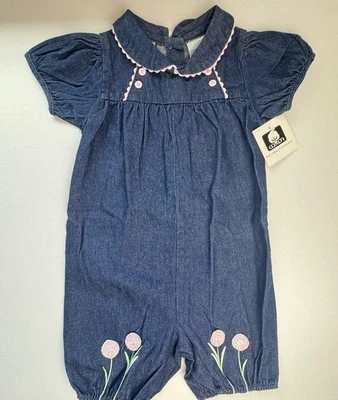 Mameluco de una pieza flor edición básica talla 5T nuevo con etiquetas Foto 1 de 3