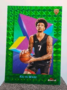 2024-25 Topps Finest Kel'el Ware Common Green Geometric Refractor 32/150 #52 RC - Bild 1 von 2
