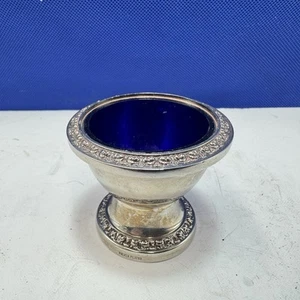 Pot Salt Seller Lanthe Silver Plated Vintage - Picture 1 of 16