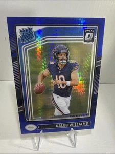 2024 Panini Donruss Optic - Rated Rookie Caleb Williams #201 Blue Hyper Prizm... - Picture 1 of 7