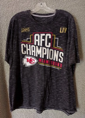 Camiseta Kansas City Chiefs AFC Championship XL 2020 On To LIV Super Bowl Foto 1 de 4