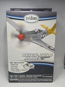 Modellflugzeug P-51 Mustang Quick Build Alter 8+ Activity Set 1:72 Testors Neu - Bild 1 von 2