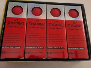 NEW Spalding Pure Speed Red Golf Balls  - Picture 1 of 2