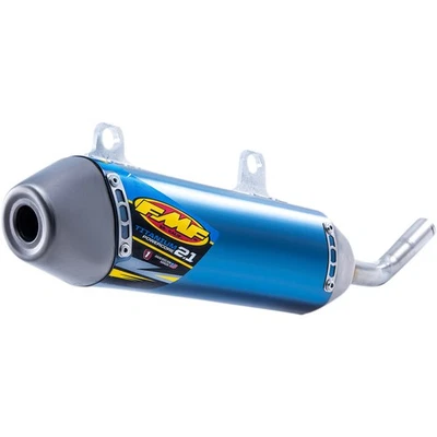 FMF Powercore 2.1 Extreme Blue Anodized Titanium Slip-On Silencer (025264) - Image 1 of 2