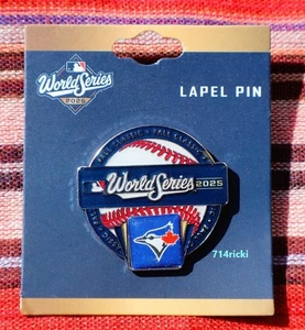 2025 MLB World Series Toronto Blue Jays Pin Lapel Collector Official - Picture 1 of 1