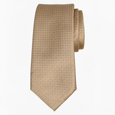 Corbata estrecha delgada ALFANI para hombre beige topo micro tejida Dawson Mini 2,75 Foto 1 de 4