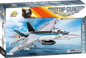 COBI 5805 F/A-18E Super Hornet Top Gun Building Blocks, Silver - Picture 1 of 10