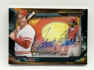 Johnny Bench 2015 Topps Strata Shadowbox Signatures Auto SP Card Cincinnati Reds - Imagen 1 de 2