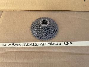 Shimano XTR CS-M900 Mountain Bike Cassette 8 Speed 12-32t Titanium Very Nice - Picture 1 of 8