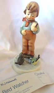 Hummel Goebel Figure BIRD WATCHER #300 TMK6 5" EUC w/Box - Picture 1 of 10