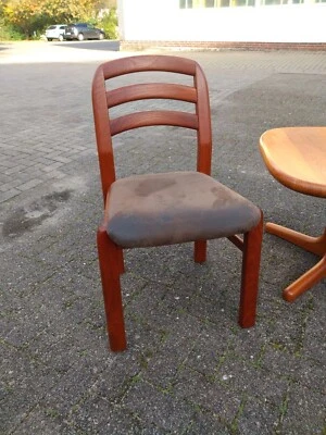 Dyrlund Einzelstuhl, Stuhl Teak, mid century, vintage, Modell 1591 - Bild 1 von 4