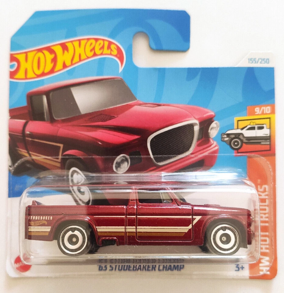 Hot Wheels '63 Studebaker Champ 2024 155/250 HW Hot Trucks 9/10 Mattel - Immagine 1 di 1