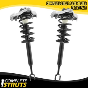 2002-2008 Audi A4 Quattro B6 B7 Front Complete Strut & Spring Assemblies Pair - Picture 1 of 6