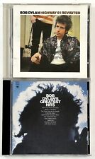 BOB DYLAN CD Lot X2 Greatest Hits Classic Rock Highway 61 Revisited Columbia