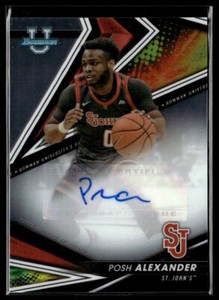 2022-23 Bowman University Best of 2022 Autographs Posh Alexander Auto St. John's