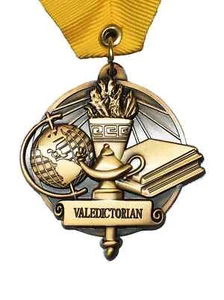Medalla de graduación Valedictorian - Imagen 1 de 1