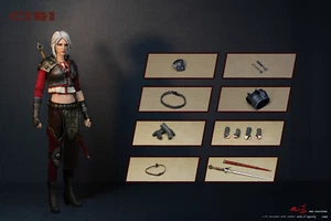 Nine Craftsmen J-002 1/6 The Witcher Ciri Armored Edition Female Actionfigur - Bild 1 von 13