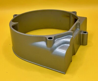 ¡Nuevo! Estuche de motor izquierdo plateado genuino 1972-1975 Kawasaki F6 125 F7 175 - JB8 Foto 1 de 2