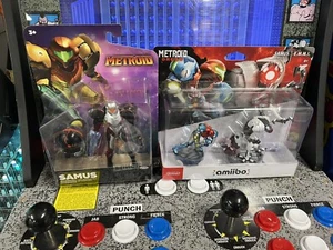 Nintendo Metroid Dread Amiibo 2 Pack + Jakks Metroid Samus BRAND NEW SEALED - Picture 1 of 8