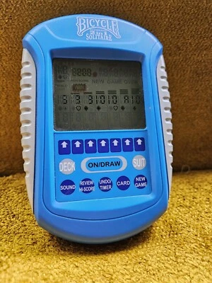 Bicicleta 2 em 1 Solitare jogo eletrônico portátil, usado 2006 Testado - Imagem 1 de 4