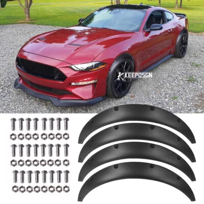 Kit de carrocería extra ancha Fender Flares 3,5" 80 cm arcos de rueda para Ford Mustang GT Foto 1 de 4