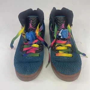 Nike Air Jordan Spike Forty BG NY SHO-NUFF BK YA-DIG Size 7Y 807542-029 Youth - Picture 1 of 12
